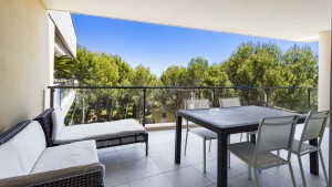 Penthouse with roof terrace and community pool in Sol de Mallorca
