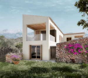 Project to build a 4-bedroom villa with pool and spa in the countryside of Algaida