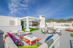 Penthouse apartment with roof terrace, 100m from the beach in Puerto Pollensa
