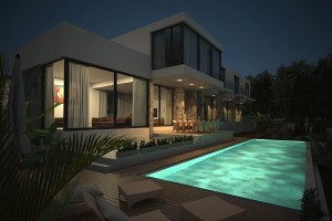 Stunning contemporary project for a 4 bedroom villa in Cala Vinyes