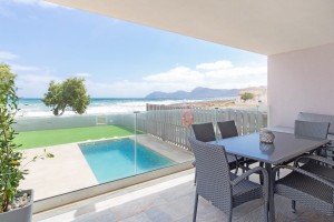 Seafront villa with holiday rental license and amazing views in Son Serra de Marina