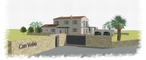 Fantastic building plot with the license applied for in a tranquil area near Pollensa town