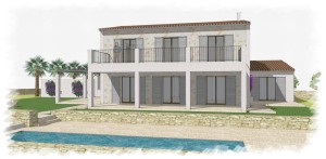 Fantastic building plot with the license applied for in a tranquil area near Pollensa town