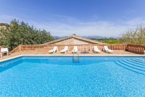 Picturesque home with holiday rental license, beautiful gardens and amazing views in Santa Eugenia