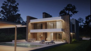 Newly constructed villa with pool and garden in Llenaire, Puerto Pollensa