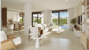 Newly built townhouses with pools and gardens in Can Pastilla