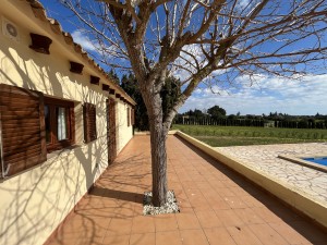 Attractive villa with rental license, pool and distant sea views near Porto Cristo