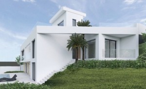 Project for a 5 bedroom deluxe villa with pool and garage in Camp de Mar, Andratx