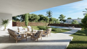Modern 5 bedroom villa with pool and garden in Sol de Mallorca