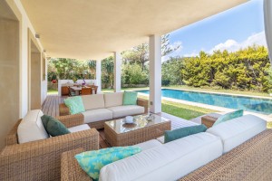 Luxury sea view villa with stylish outdoor living space in Costa den Blanes