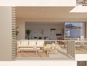 Attractive modern apartment with community pool in Puerto Pollensa