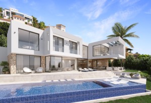 Project for a stunning, luxury sea view villa in Santa Ponsa