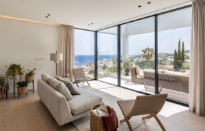 Newly built penthouse with private pool and sea views in Sant Agusti