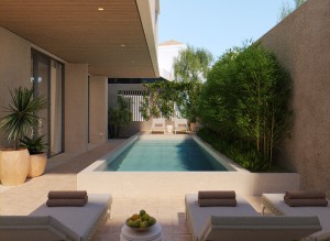 Modern development with community pool in Palma