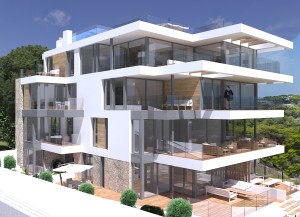 Exclusive apartments with private terrace and sea views in Sant Agusti