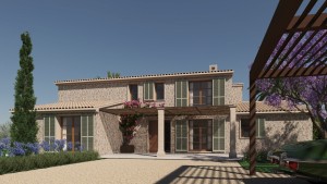 Project to build a luxury country home between Pollensa and the port