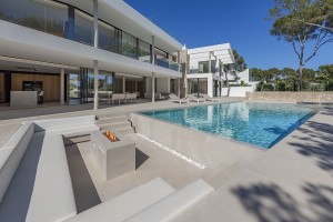 Exclusive contemporary villa with lift and outdoor chillout lounge in Santa Ponsa
