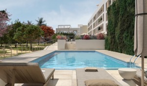 New development of luxury apartments with community pool in Pollensa