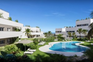 New built apartments in Torre del Mar, 800 m from the beach. 