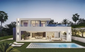 3 Bedroom detached, modern villa with fantastic views in an exclusive area in Nerja.