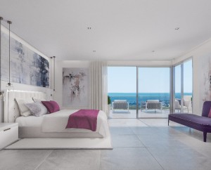 luksusowe nieruchomości od dwewlopera ze spa , krytym  basenem, siłownią  - apartamenty w Mijas Costa na sprzedaż na Costa Del Sol 