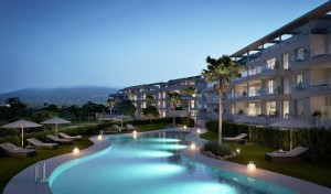 New apartments for sale located in the town of Mijas Costa in Malaga