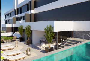 Nowe apartamenty przy plazy w centrum Fuengiroli w Andaluzji