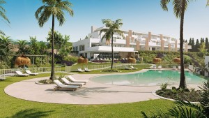 Umeblowany Apartament w blisko plazy w nowym osiedlu na Costa Del Sol