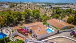 Aerial view & views of the villa