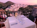 table for 2 with Views to Frigiliana