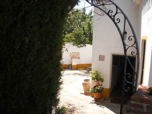 Entrance to courtyard.