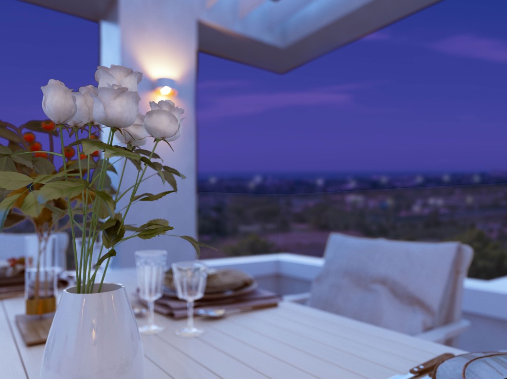 A9_Caprice_apartments_La Quinta_Benahavis_terrace_night