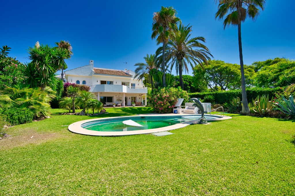 Villa and pool