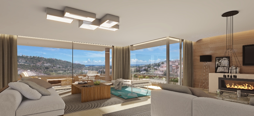 Living room penthouse