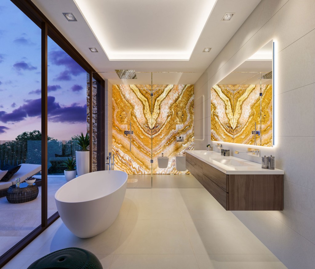 Moderni vila Marbella koupelna