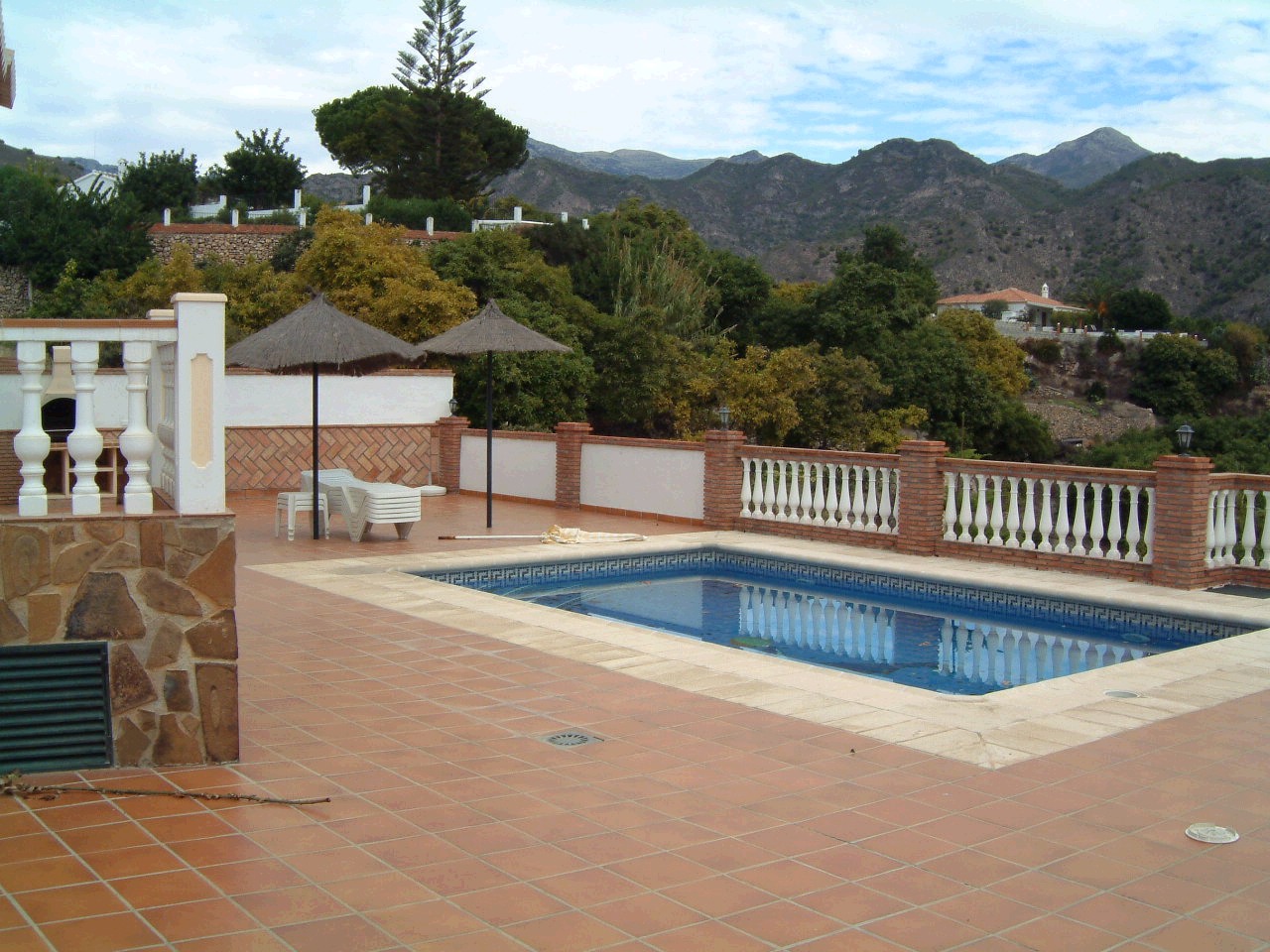 pool and terrace